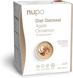 NUPO® Diet Meal Replacement Extreme [Apple Cinnamon - 12 Servings] - Low-Calorie Diet & GMO Free - Full Meal Replacement Slimming - Food Replacement - Slimming Food Replacement