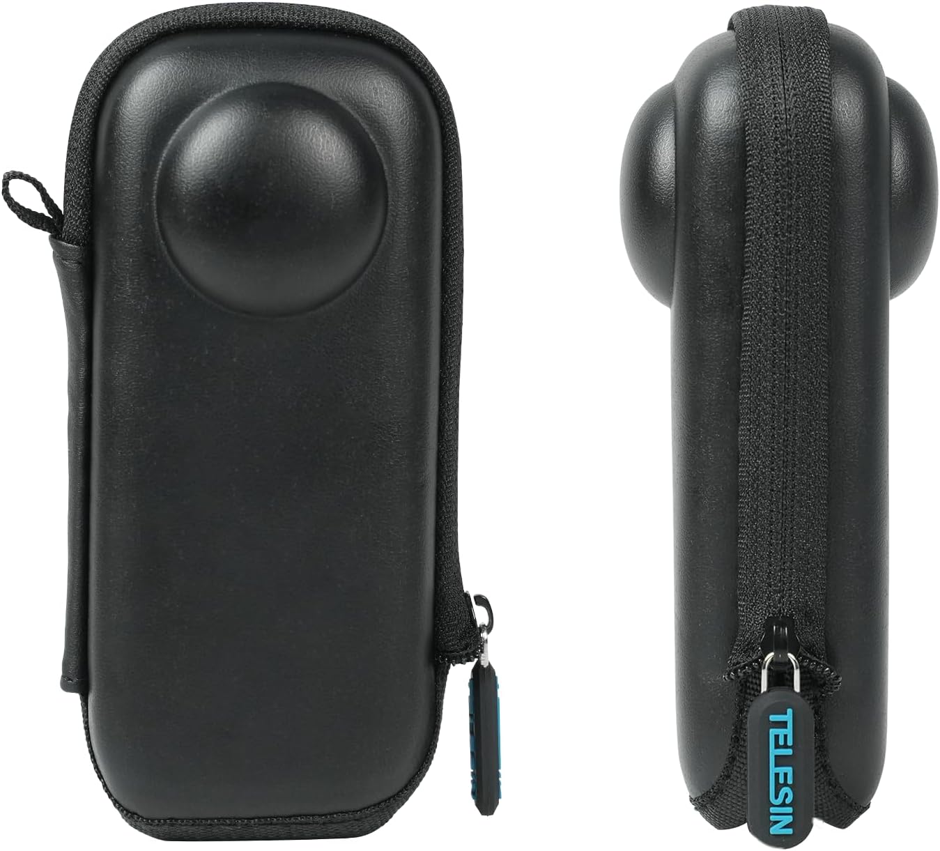 TELESIN Carry Case for Insta360 X5 X4 Bag for Insta360 Accessories, Hard Shell Travel Bag for Insta360 X4 Action Camera - PU Protective Case for Insta 360 X5 X4