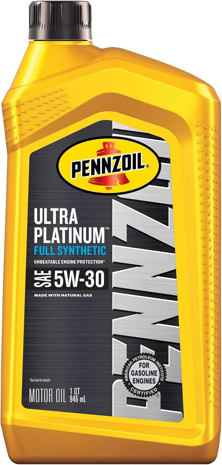 Pennzoil Ultra Platinum Full Synthetic 5W-30 Motor Oil, 1 Quart
