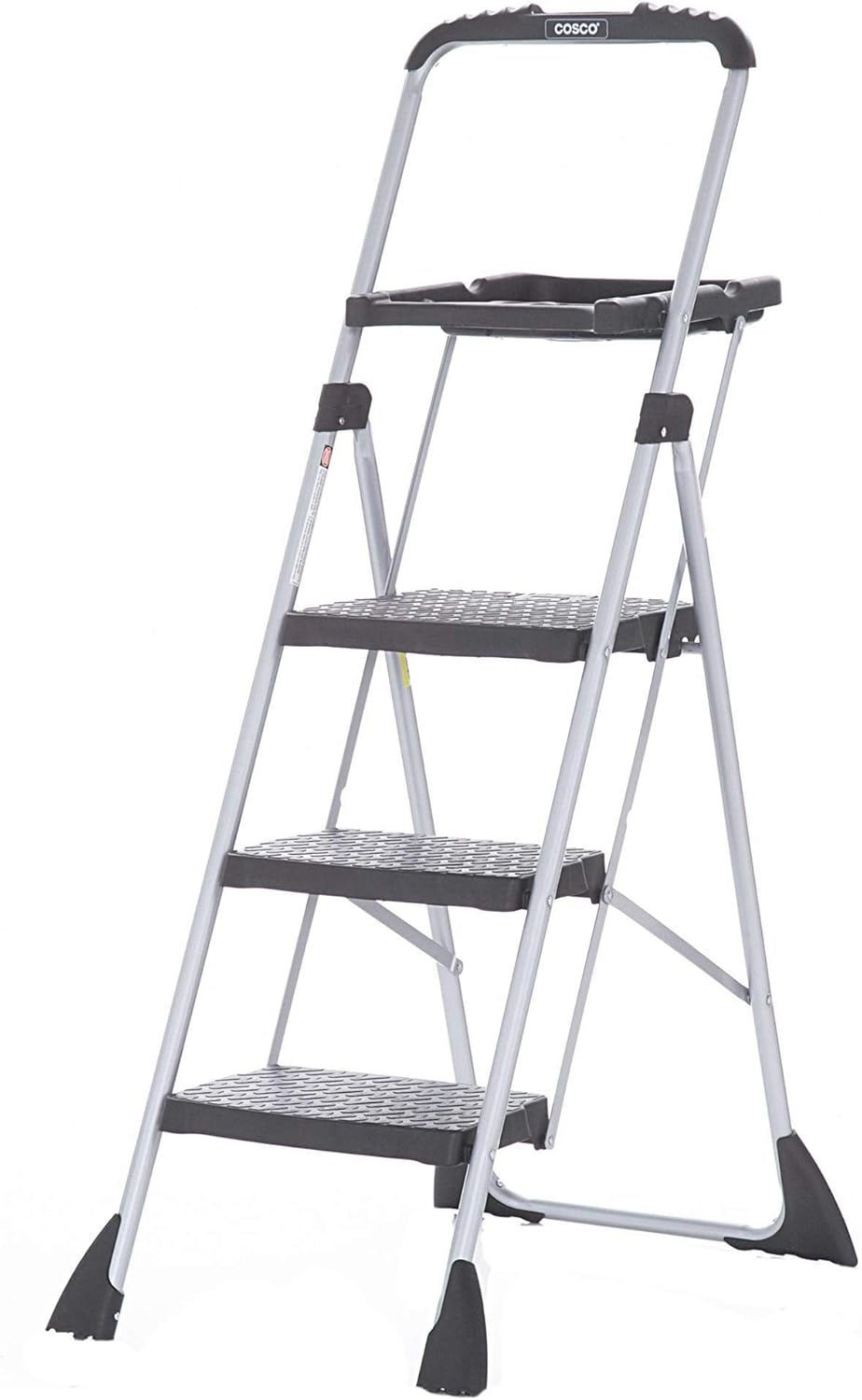Cosco Max Steel Work Platform, Easy Fold One-Hand Lock, Convenient Project Trays, Stable & Secure, ANSI Rated 225 lbs, 10 Year Warranty
