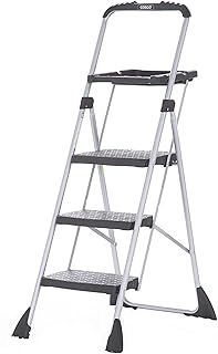 Cosco Max Steel Work Platform, Easy Fold One-Hand Lock, Convenient Project Trays, Stable & Secure, ANSI Rated 225 lbs, 10 Year Warranty