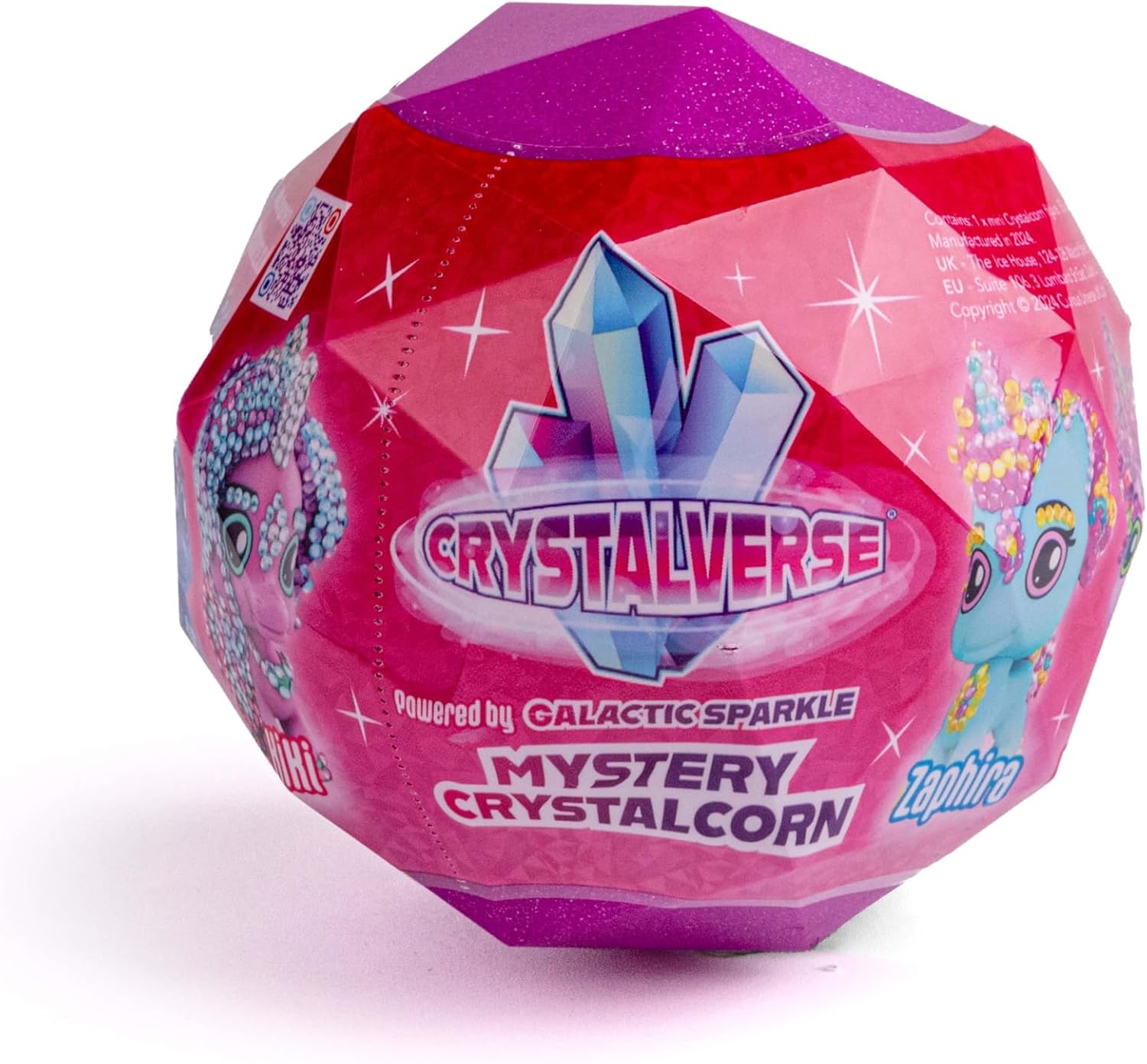 Crystalverse Blind Capsule Collectible - Collectible Figure for Children - Mystery Miniature Unicorn Toy - Diamond Painting for Kids - Gifts for Girls - 6 Surprise Characters to Collect