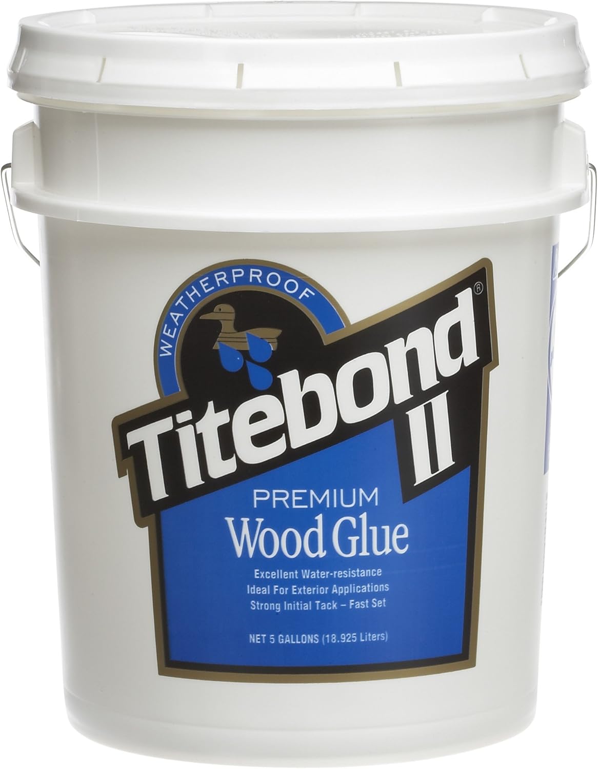 Titebond 5007 Premium Wood Glue Bottle, 5 gal