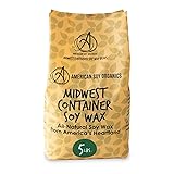 100% Midwest Soy Wax Beads for Candle Making - Natural Candle Making Supplies - Paraffin-Free, Beeswax-Free Candle Wax for Container Candles, Tealights and Wax Melts, 5 lbs