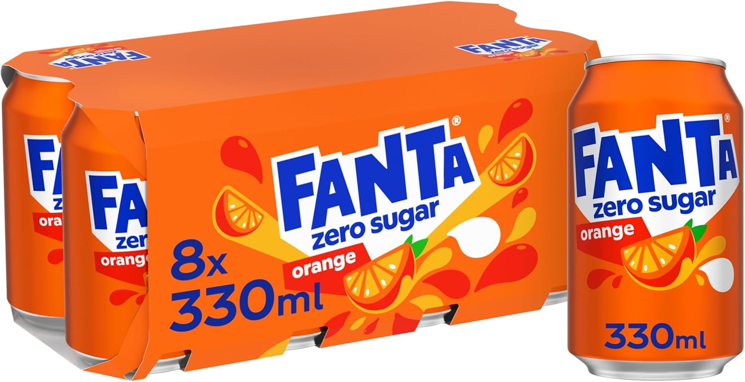 Fanta Orange Zero 8 x 330 ml
