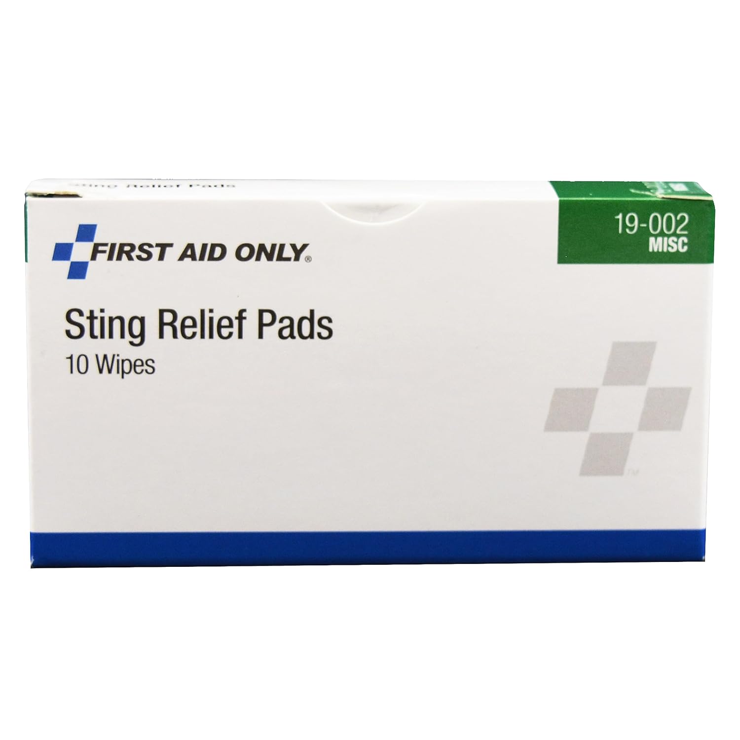 First Aid Only Sting Relief Pads (Box of 10)