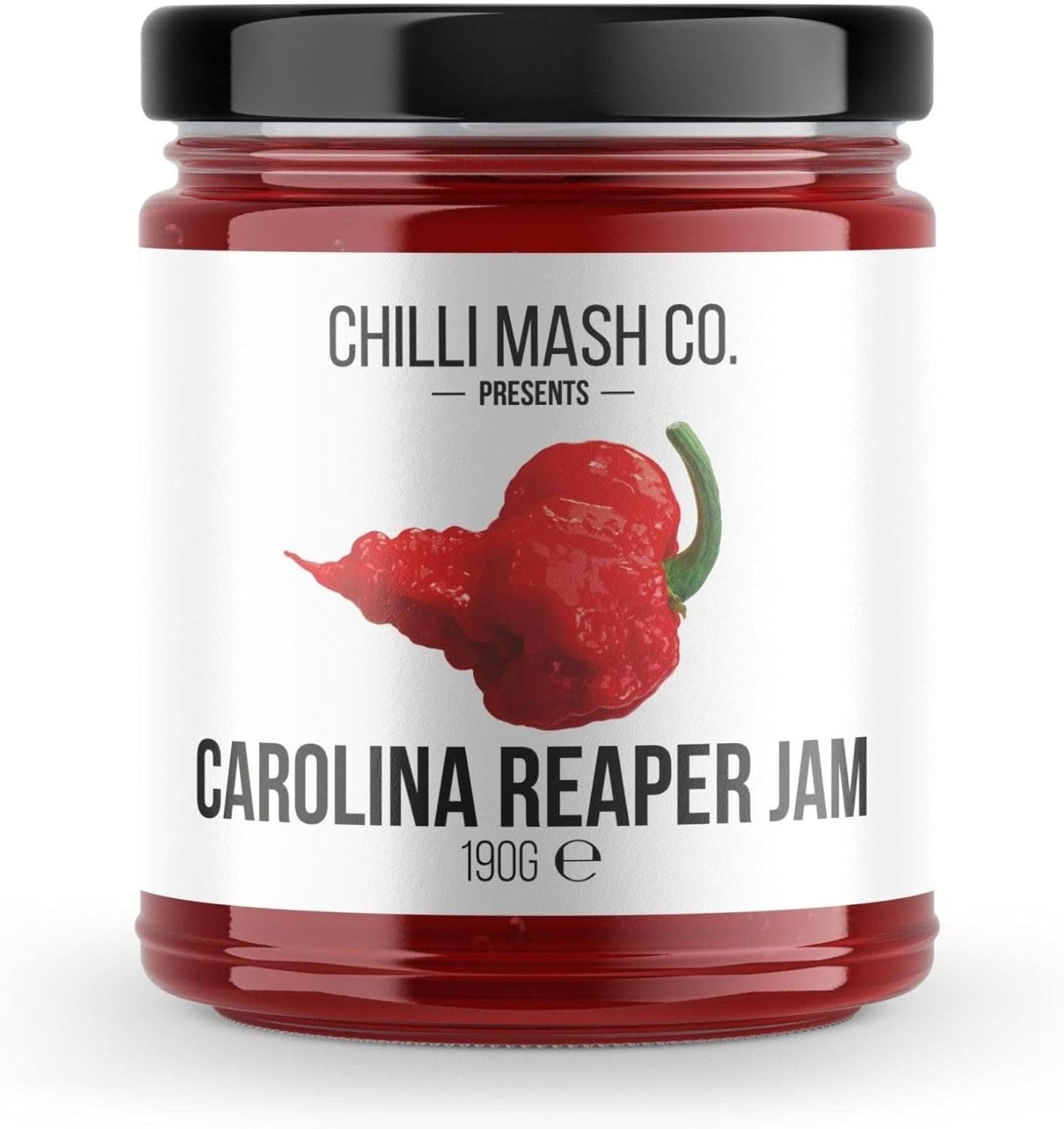 Carolina Reaper Chilli Jam | Chilli Mash Company | World's Hottest Chilli Jam - Extremely Hot | Vegan and Vegetarian Friendly | 250 ml