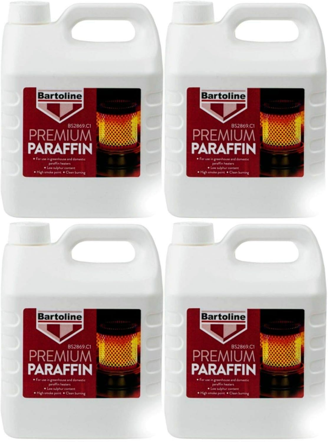 Bartoline Premium Grade Paraffin - 4 x 4 Litre (16 litres)