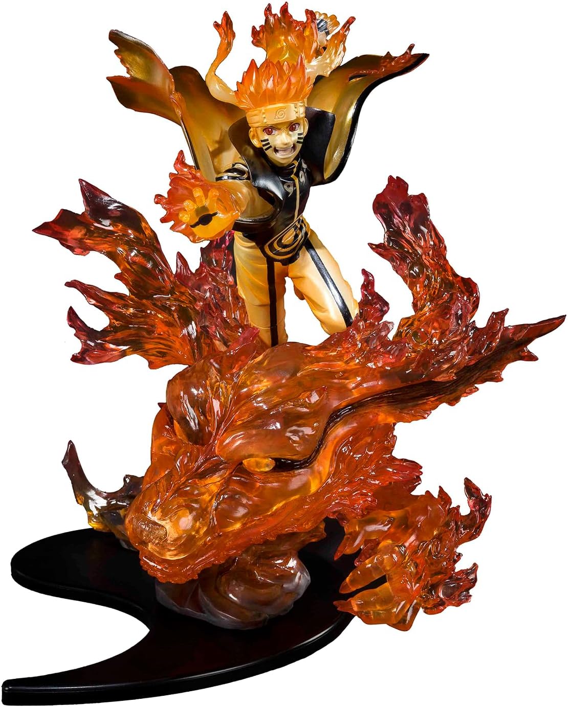 TAMASHII NATIONS - Naruto Shippuden - Naruto Uzumaki -Kurama- Kizuna Relation FiguartsZERO Collectible Figure