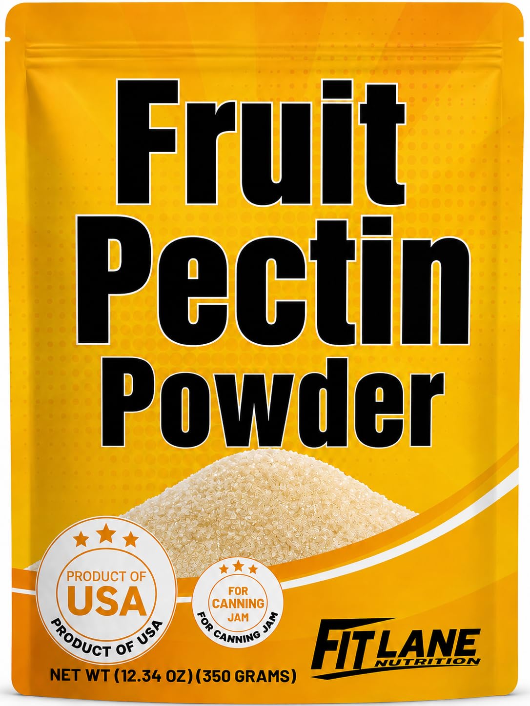 Fruit Pectin Powder for Jams and Jellies 350 Grams Natural Bulk Ingredient | Premium, Vegan & Non-GMO – Perfect for Homemade Preserves, Smooth Set, Consistent Results & Fresh Flavor Every Batch