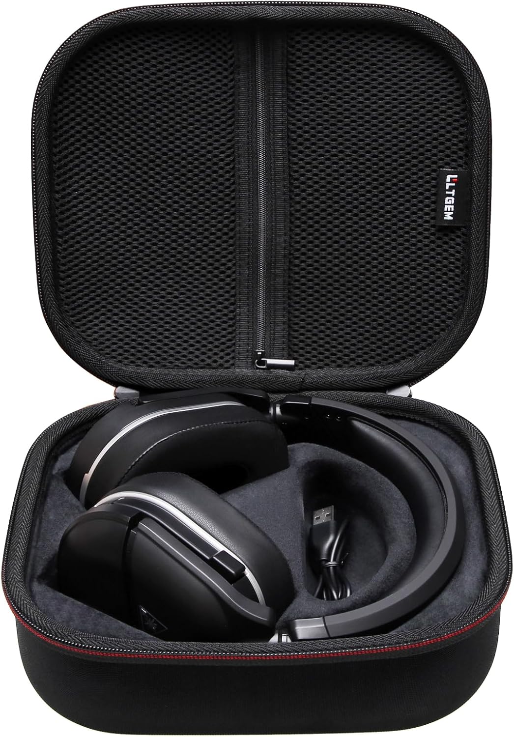 LTGEM Case Compatible with Turtle Beach Stealth 600/700 Gen 3 & 600/700 Gen 2 MAX Wireless Gaming Headset, Black
