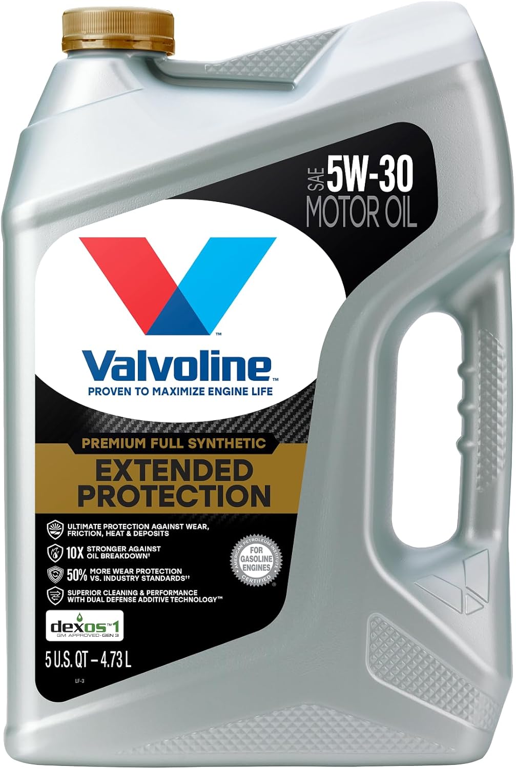 Valvoline Extended Protection Full Synthetic 5W-30 Motor Oil 5 Quart