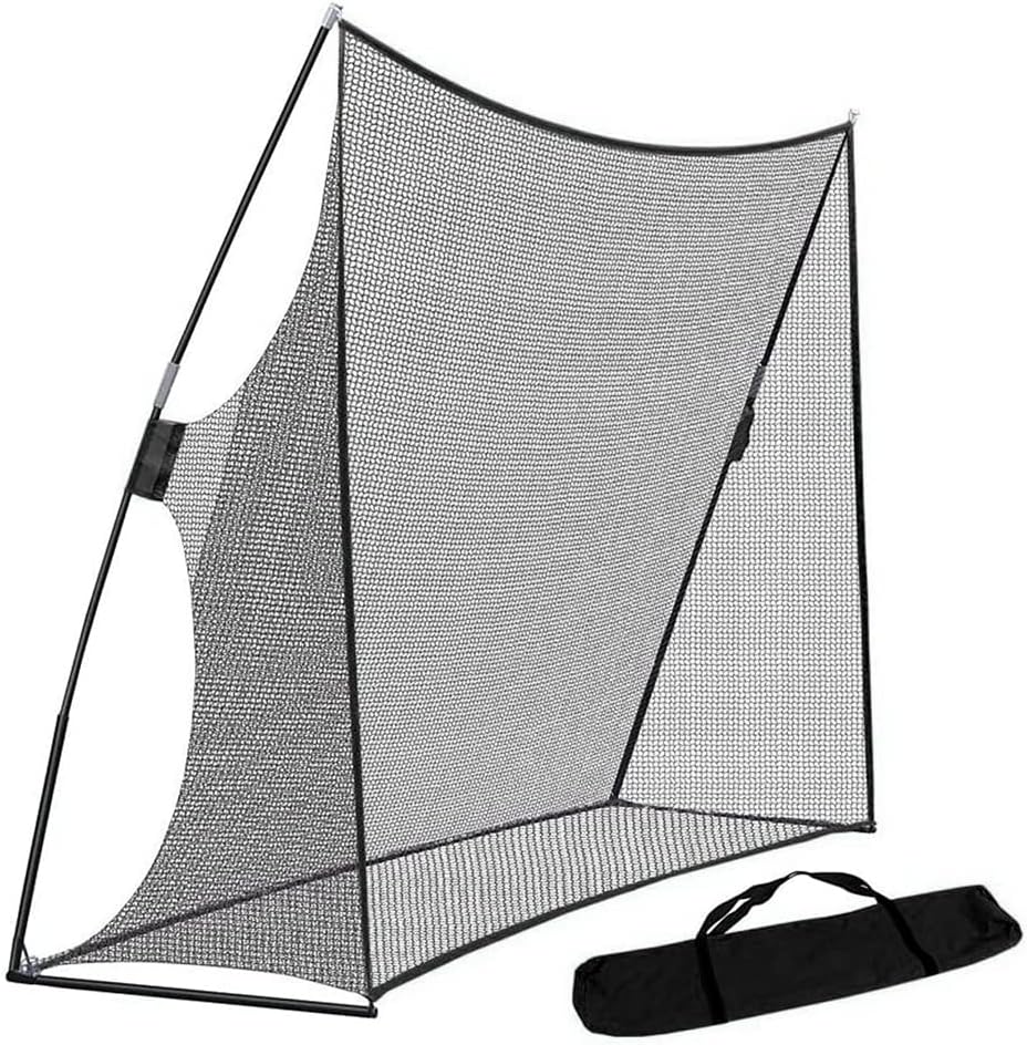 JARAGAR Large Golf Net, 10Ft x 7Ft Golf Practice Net Professional Golf Accessories with Carry Bag for Indoor and Outdoor Golf Hitting Training