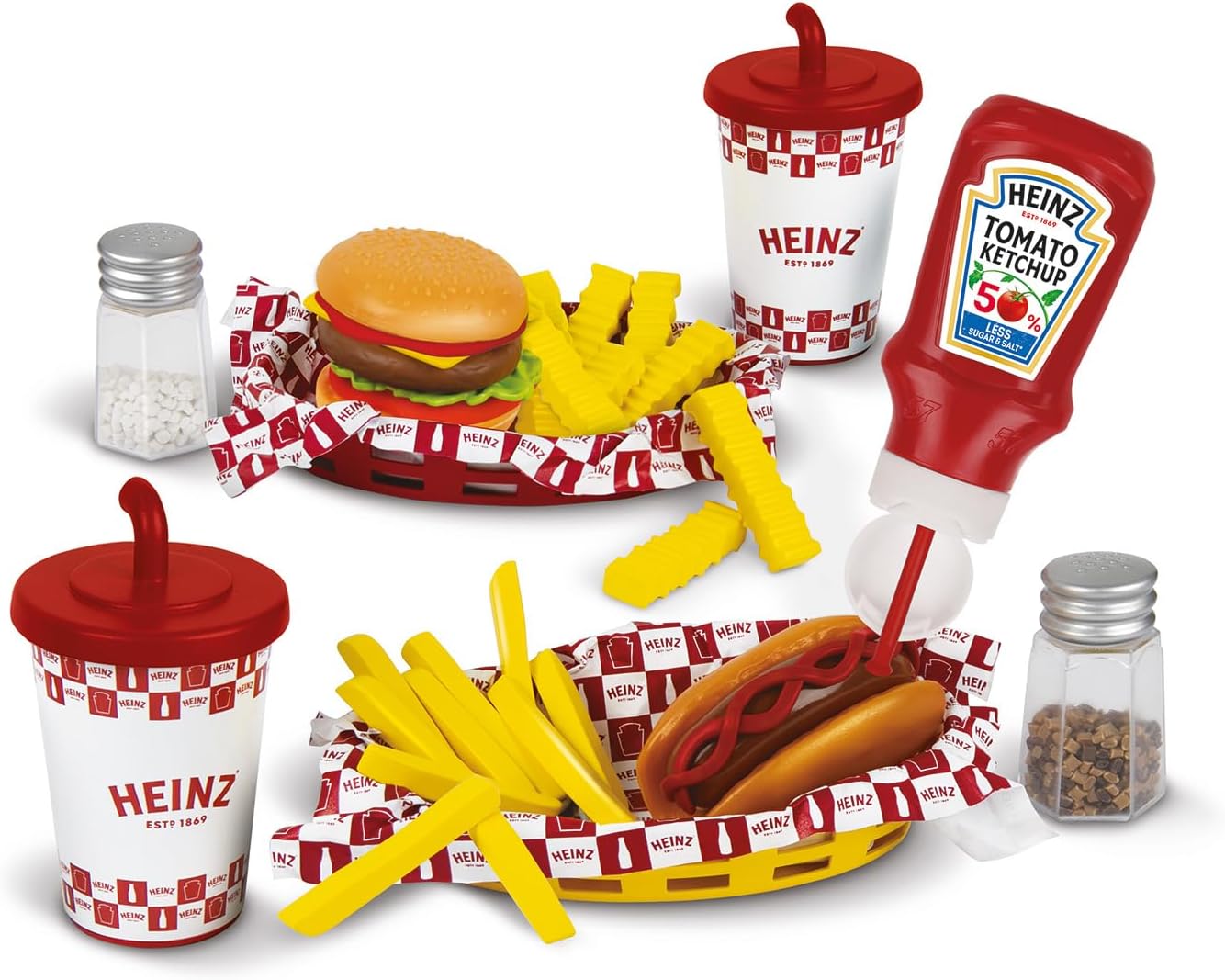 Casdon Heinz American Diner Set | Pretend Restaurant Play Set For Children Aged 2+ | Encourages Creativity and Boosts Imagination