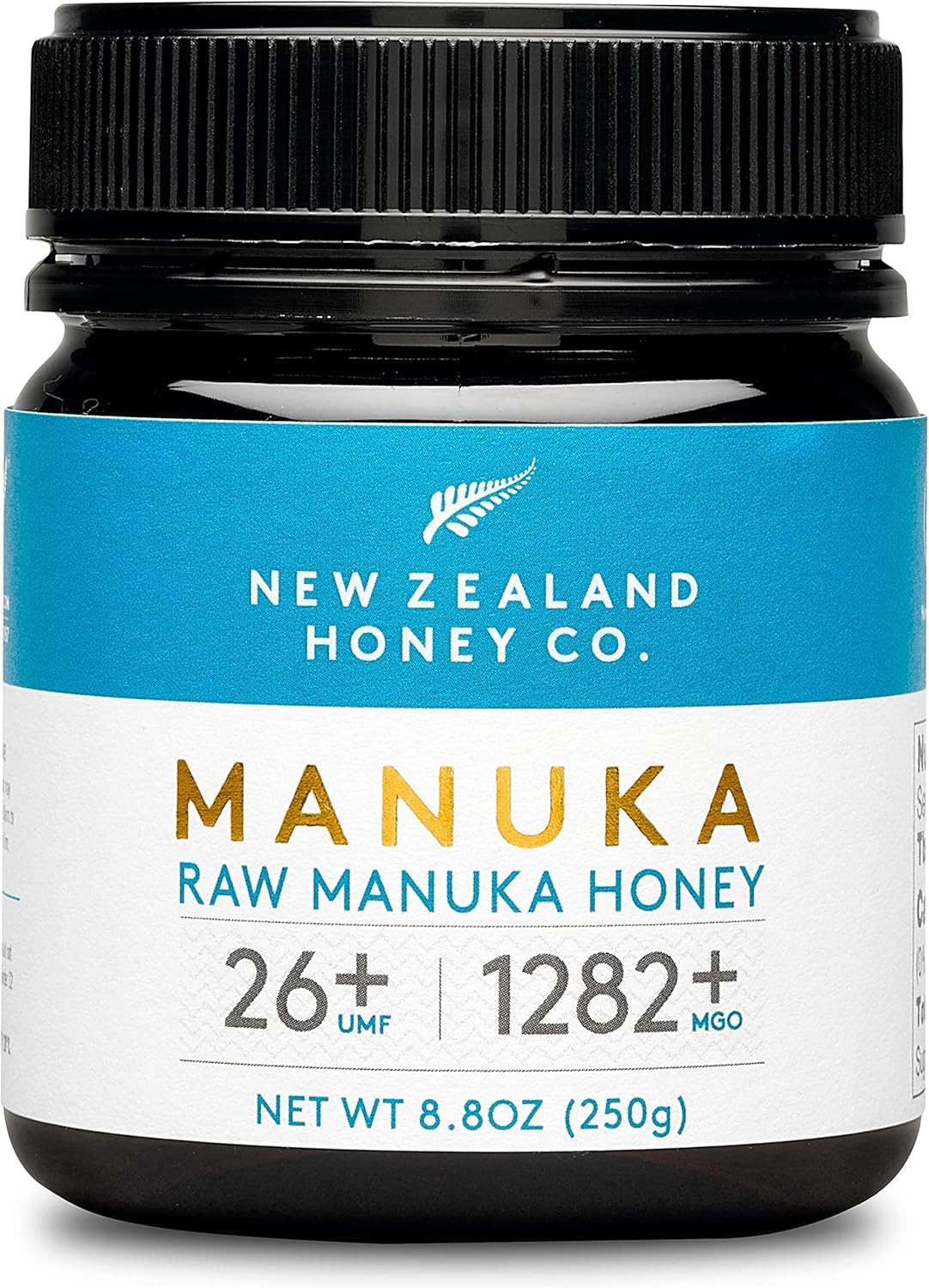 New Zealand Honey Co. Raw Manuka Honey UMF 26+ / MGO 1282+ | 8.8oz, Authentic UMF & MGO Certified, Traceable Hive to Home