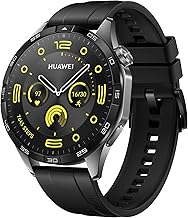HUAWEI Watch GT 4 B19F 46mm Bluetooth Smartwatch 1.43" AMOLED Screen Fluoroelastomer Strap - Black