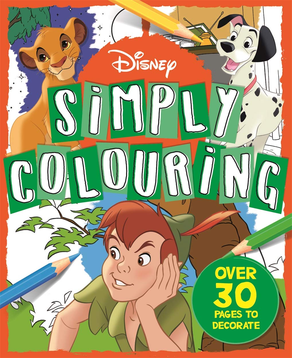 Disney: Simply Colouring (Over 30 pages to colour in)
