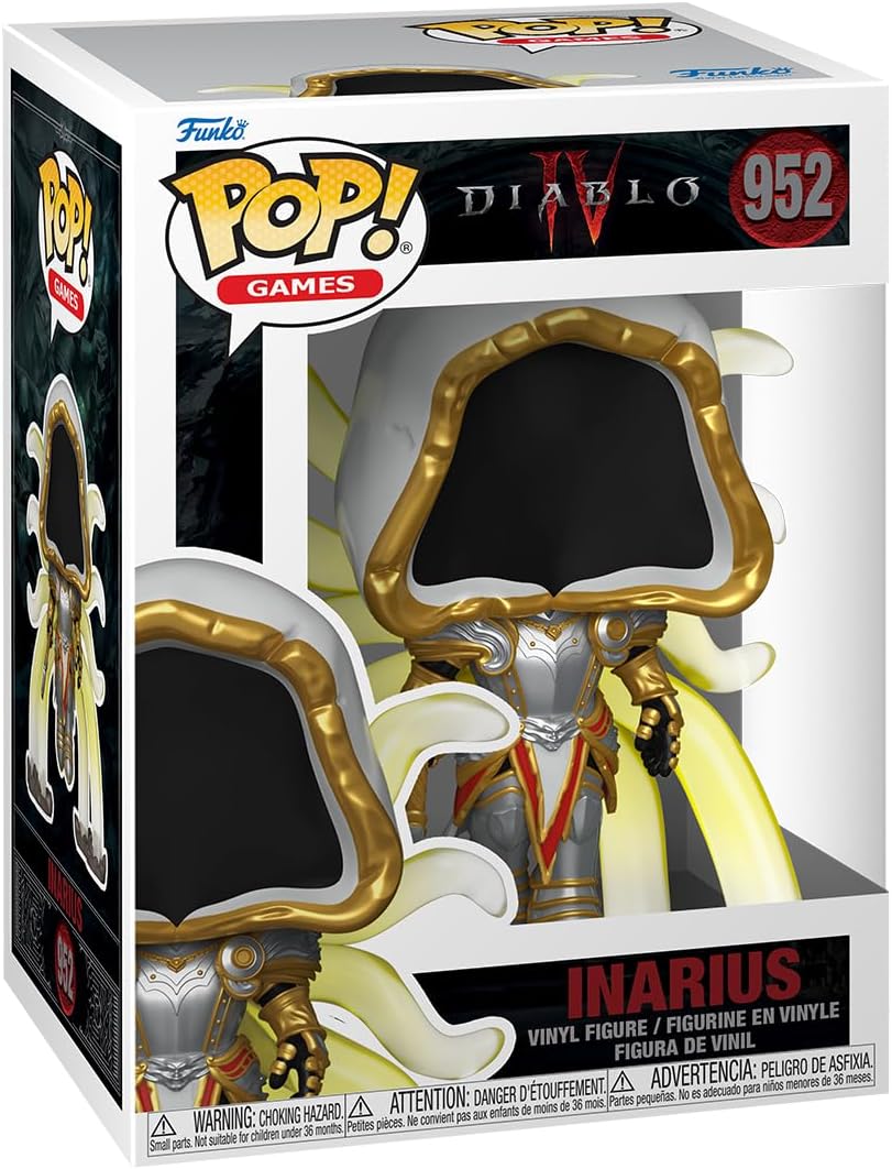 Funko POP! Games: Diablo 4- Inarius - Collectable Vinyl Figure - Gift Idea - Official Merchandise - for Kids & Adults - Video Games Fans - Model Figure for Collectors and Display