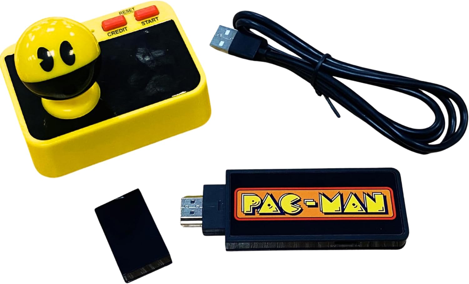 Fizz Creations PAC-Man Plug & Play. Retro Gaming Arcade Game. Wireless Controller. Included HDMI Cable. Classic Pac Man Gameplay.
