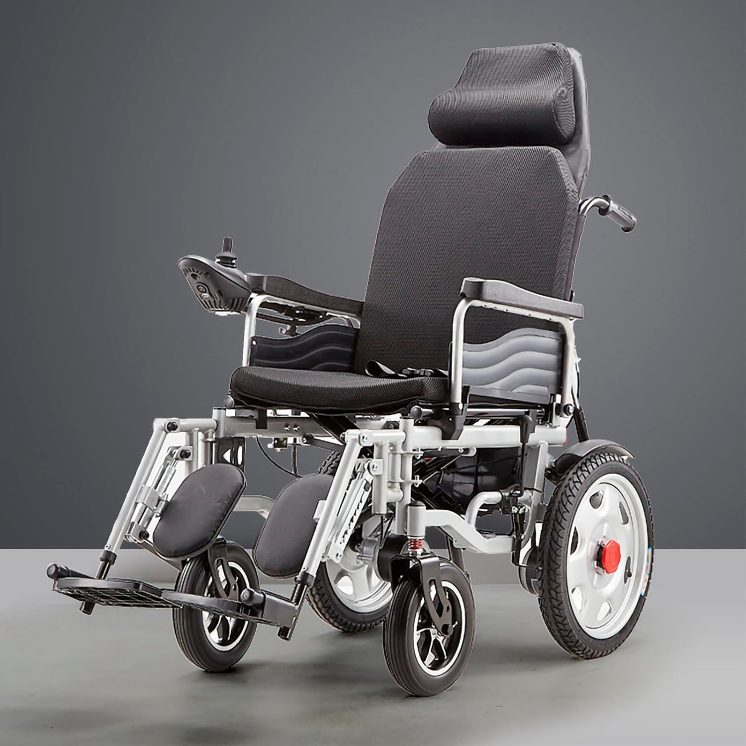 All Terrain Power Wheelchair -Electric Wheelchair, 31 Miles Long Travel Range, 330lb Weight Capacity -Folding Mobility Scooter - Portable Foldable Electric Chair with 40A Lithium Battery