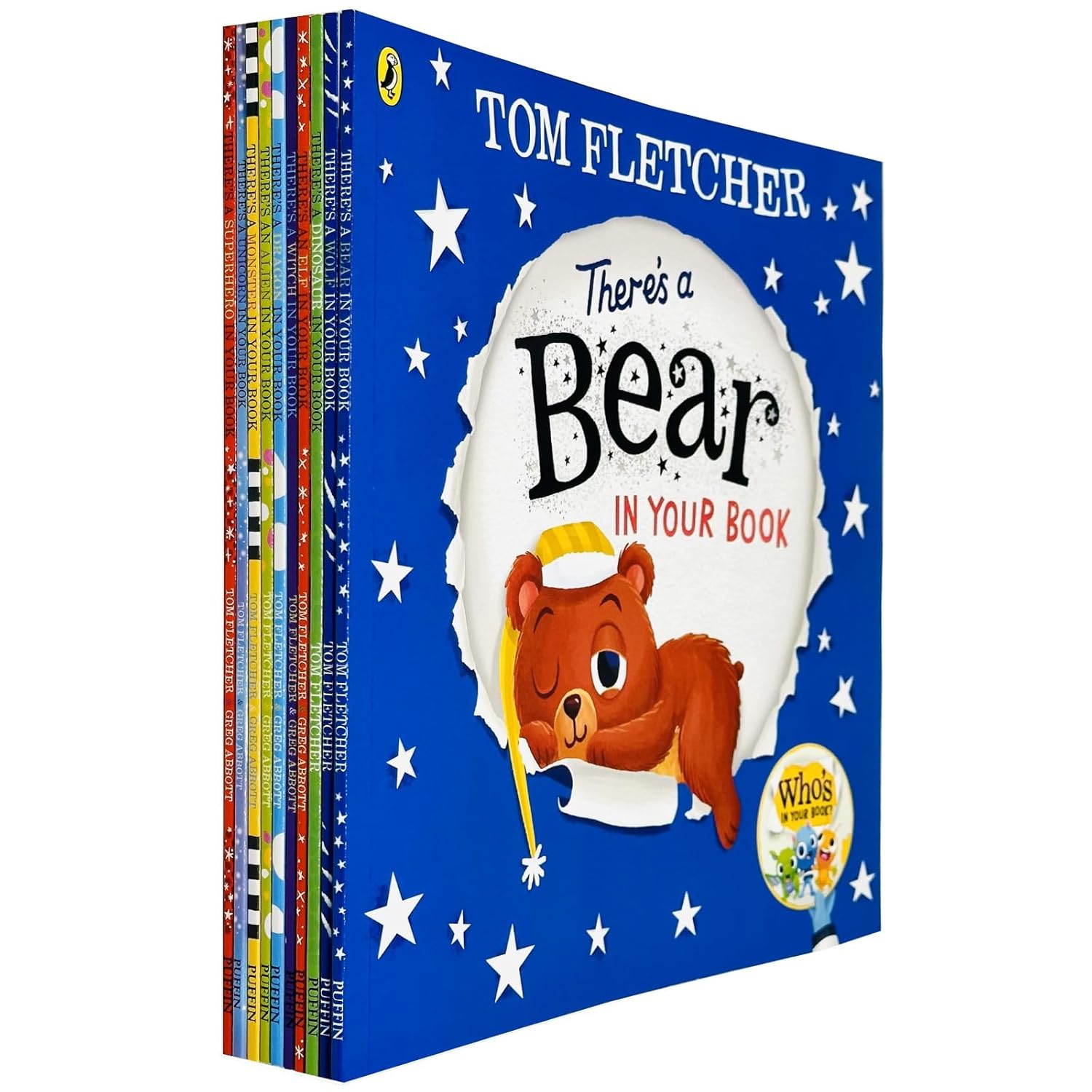 Who's In Your Book? Series 10 Books Collection Set By Tom Fletcher(Monster, Unicorn, Alien, Dragon, Witch, Superhero, Elf, Bear, Dinosaur & Wolf)