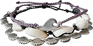 Pura Vida Bracelets Pack Dark Knotted Wave Chain Bracelet Stack - Set of 3 Stackable Bracelets for Women, Summer Accessories & Cute Bracelets - 1 Chain Bracelet & 2 String Bracelets