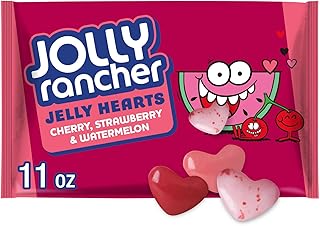 JOLLY RANCHER Assorted Fruit Flavored Jelly Hearts, Valentine's Day Candy Bag, 11 oz