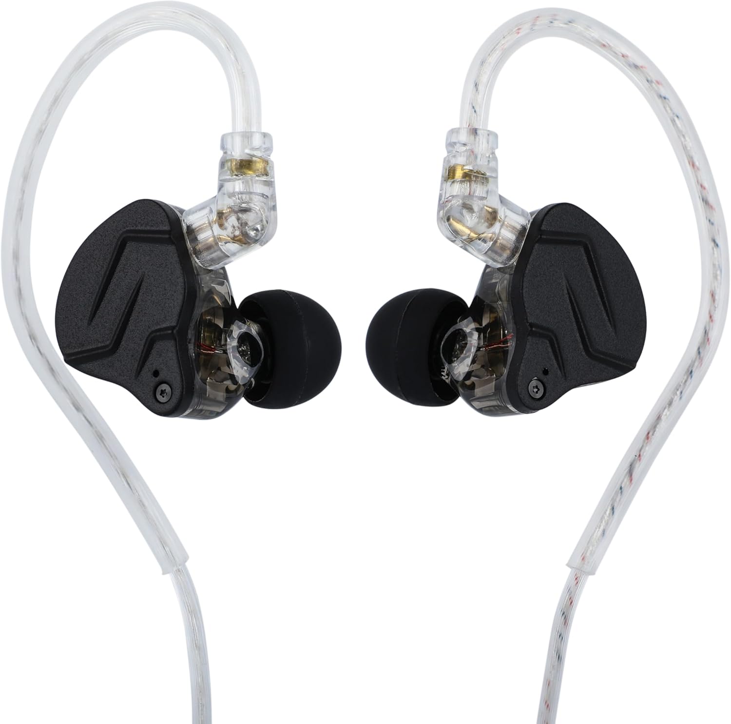 Linsoul KZ ZSN PRO X Dual Driver 1BA+1DD Hybrid Metal Earphones HiFi in-Ear Monitor with Detachable Recessed 2Pin Cable,Zinc Alloy Panel (Without Mic, Grey)