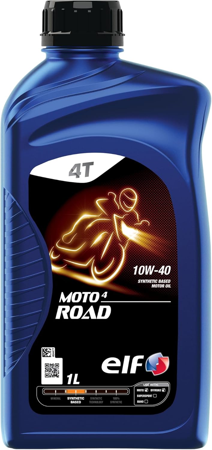 Elf Moto 4T Road 10W40 Motorcycle Oil 4 Stroke Engine Oil 1L