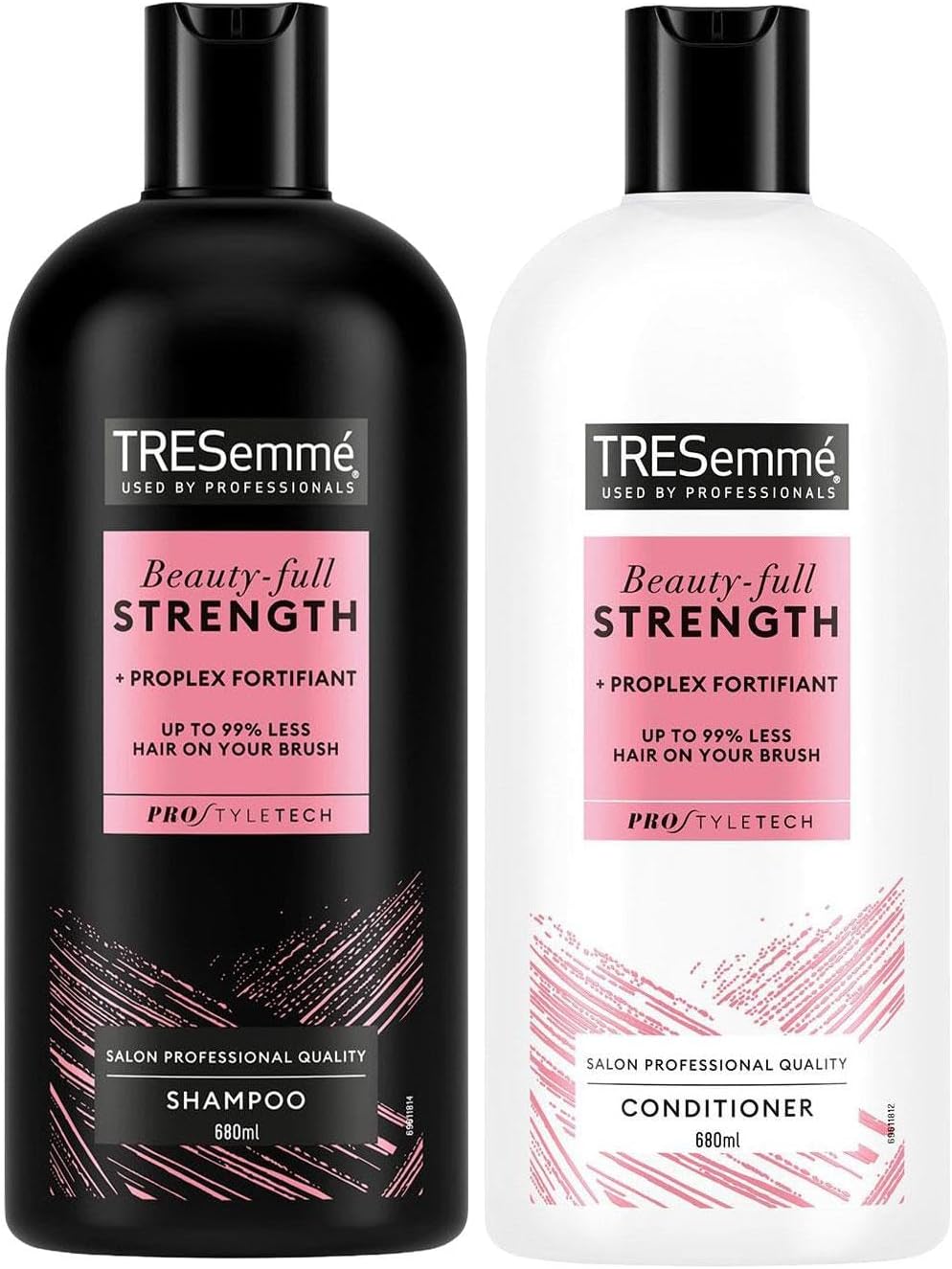 TRESemmé Beauty-Full Strength Shampoo & Conditioner Bundle 680ml Each | Strengthening Hair Care Set with Biotin & Pro-Bond Complex for Fuller, Stronger, Healthy Hair