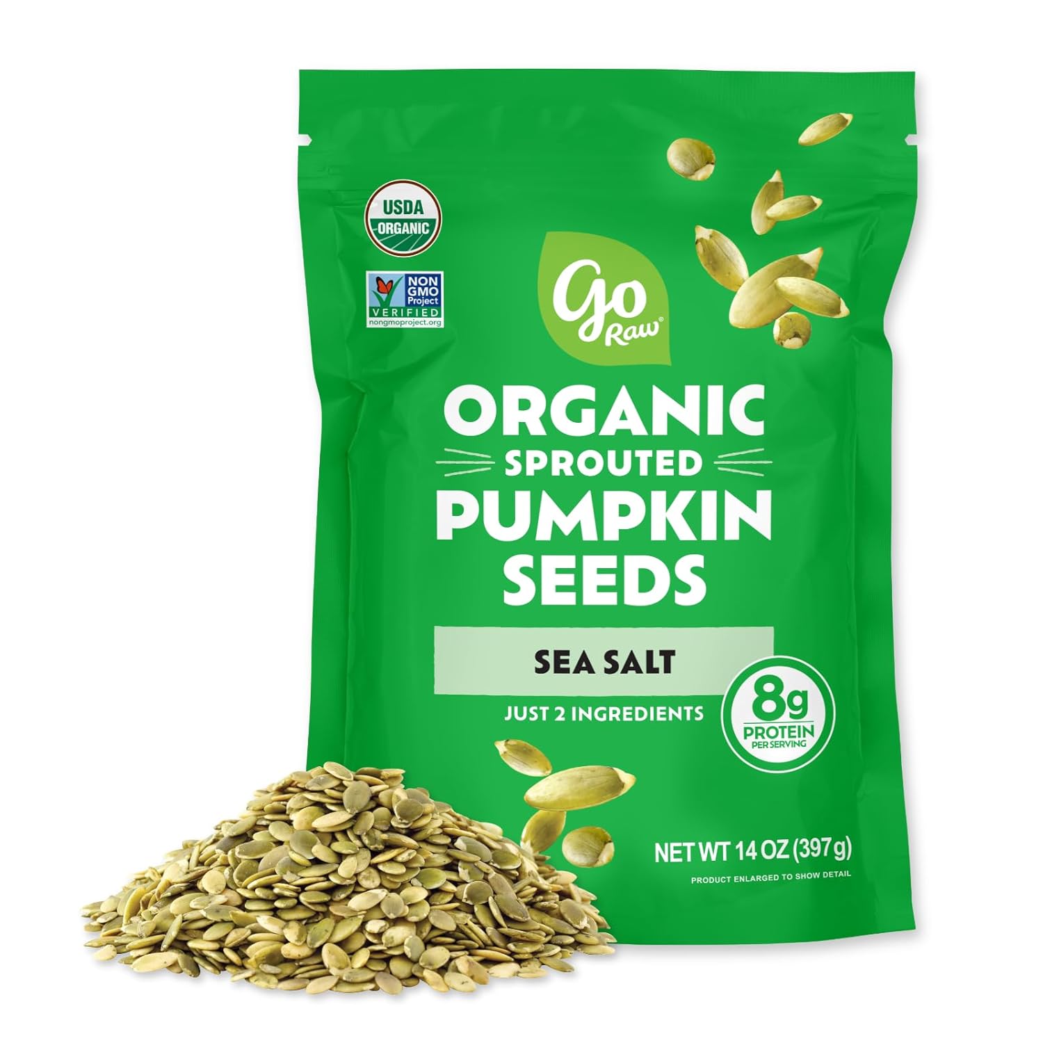 Go Raw Organic Sprouted Pumpkin Seeds, 14 Oz