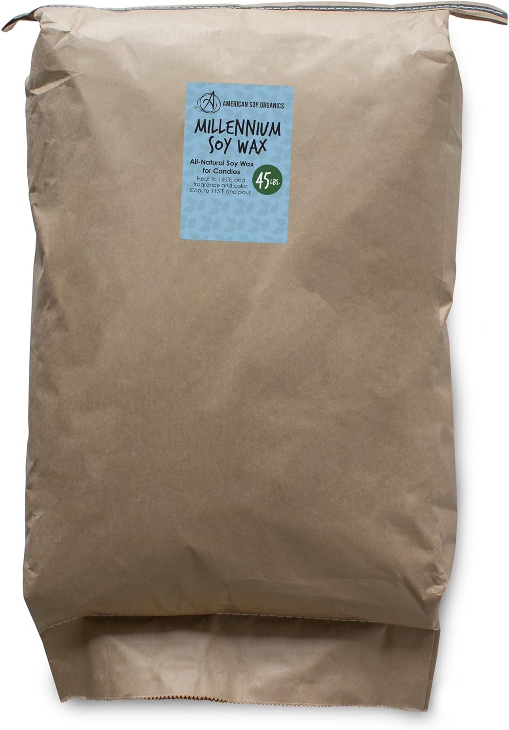 Millennium Soy Wax Beads for Candle Making - Natural Candle Making Supplies - Paraffin-Free, Beeswax-Free Candle Wax for Container Candles, Tealights and Wax Melts, 45 lbs