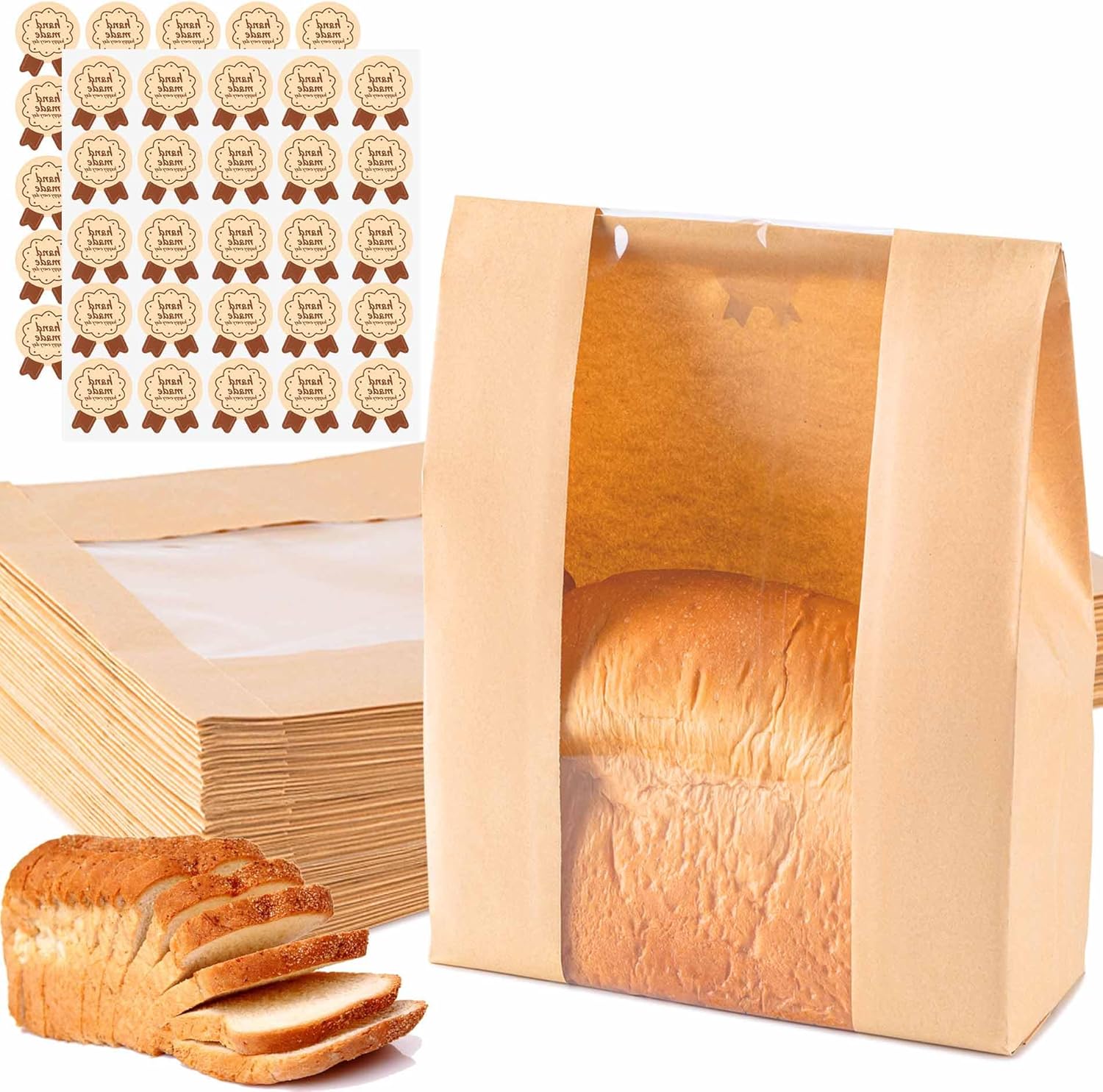 Paper Bread Bags (brown-50pcs)