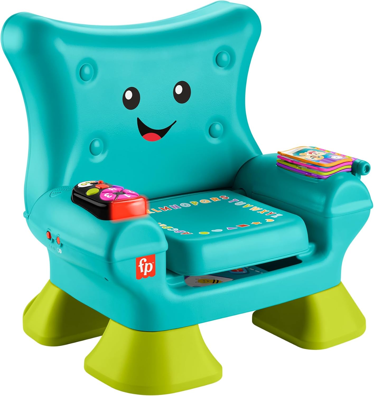 Fisher-Price Laugh & Learn Smart Stages Chair, Version: English + French + German, toy for babies and kids 6-36 months old, HYR97