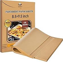 Air Fryer Liners Disposable for CHEFMAN Air Fryer Accessories, 125 PCS Parchment Paper Sheets Compatible with Instant Pot Air Fryer Accessories