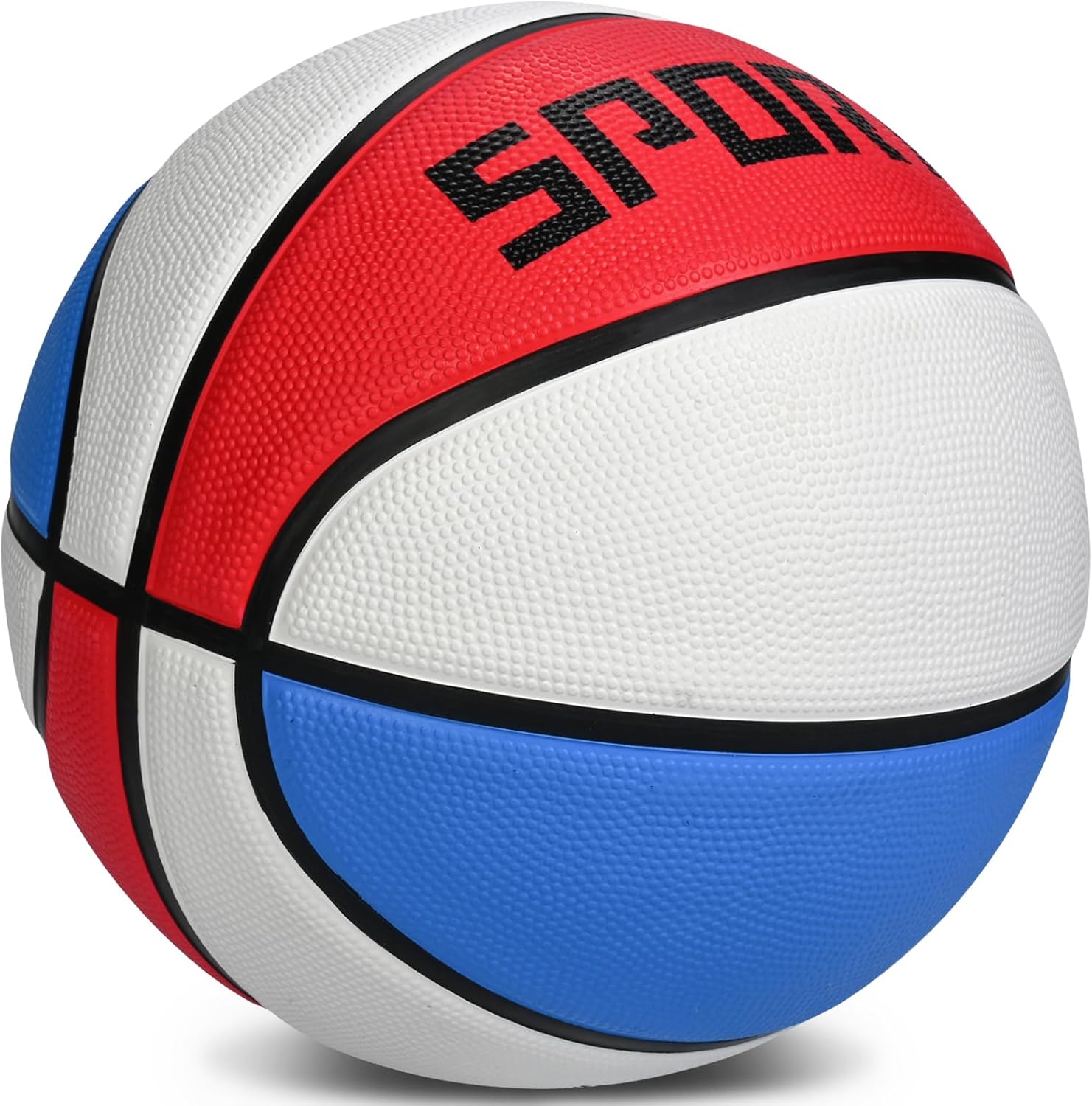KUYOTQ Kids Toddler Youth Adult Size (3~7) Basketball Thickened Rubber or Leather Small Mini Basketball Soft Touch in & Outdoor Wear Resistant Basketball for Boys Girls Basketball Gifts (Deflated)