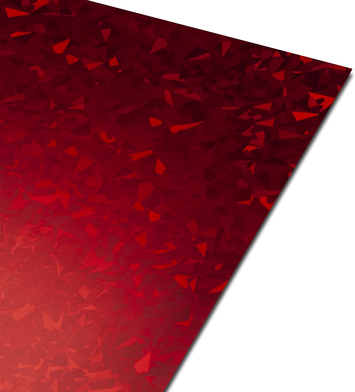 PaperCutz A4 Holographic Card Red Shards (A3, 5 Sheets)