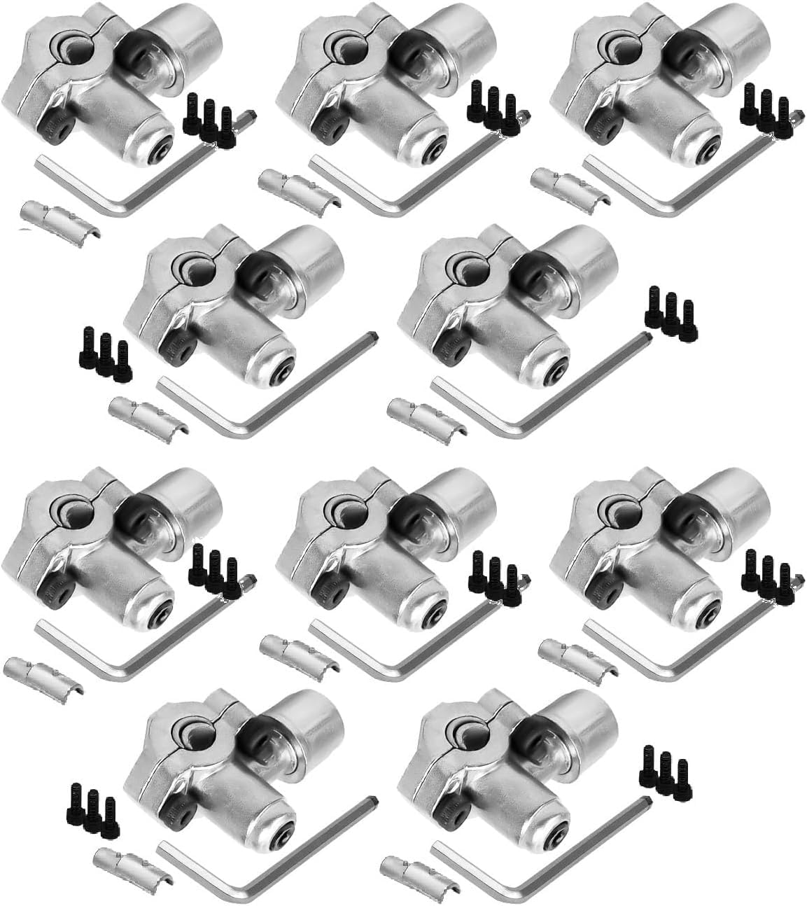 10 PACK of BPV-31 Bullet Piercing Refrigerator Line Tap Valve Compatible with 1/4 5/16 3/8 Inch Outside Diameter Pipes Replace AP4502525 BPV31D GPV14 GPV31 GPV38 GPV56 MPV31