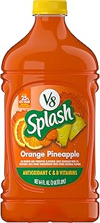 V8 Splash Orange Pineapple Flavored Juice Beverage, 64 FL OZ Bottle