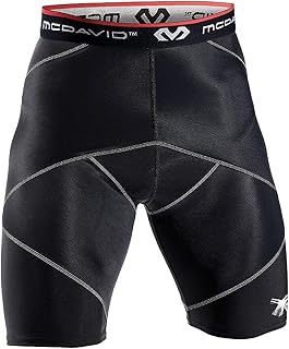McDavid Cross Compression Shorts. Thick Compression for Muscle Support and Recovery. Hips, Hamstring, Quads