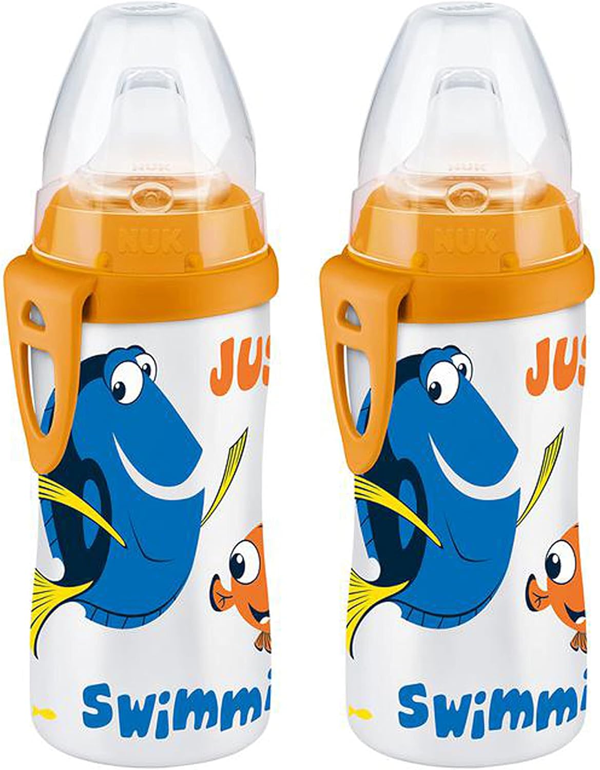 NUK Finding Dory Active Cup 10oz, 2 Count (Pack of 1) – BPA Free, Spill Proof Sippy Cup