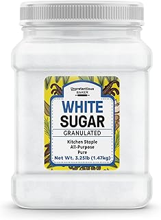 Unpretentious White Granulated Sugar, 52 Ounces, Baking & Cooking, Kitchen Staple, Pure Sugar