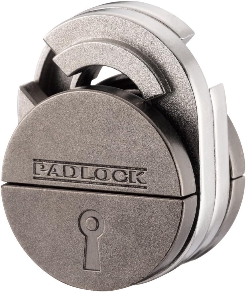 EUREKA 515095" Huzzle Cast Padlock Puzzle