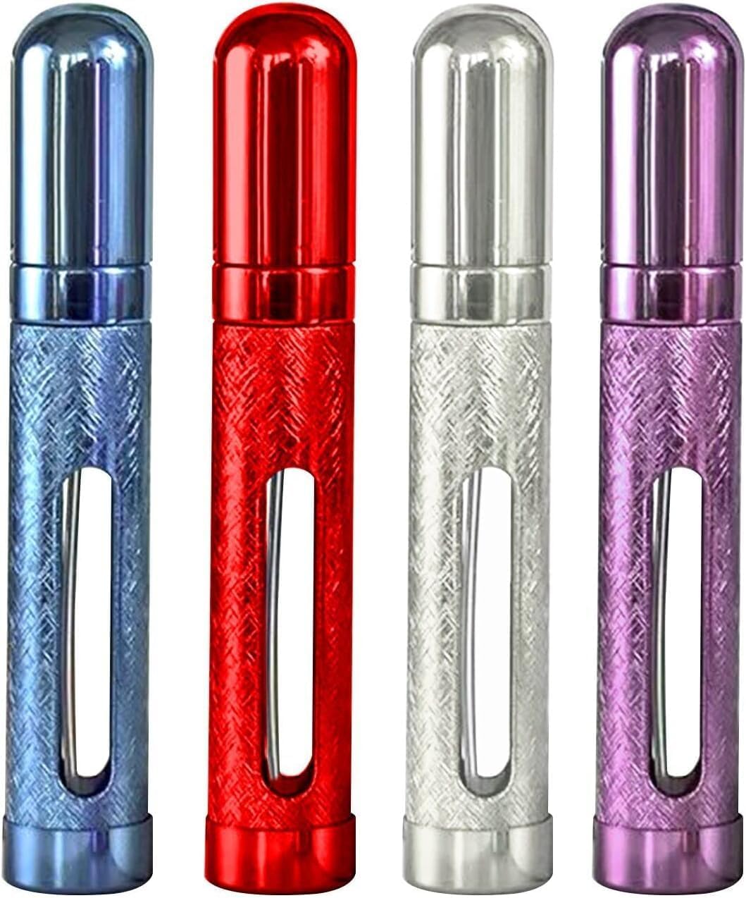 Mytlp Perfume Atomizer Bottle Mini Refillable Perfume Atomizer Bottle Refillable Travel Perfume Spray Bottle 12ml (4 Pack)