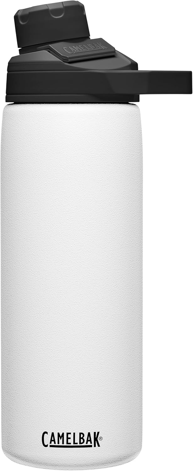 CamelBak Chute Mag 20oz Vacuum Insulated Stainless Steel Water Bottle, White