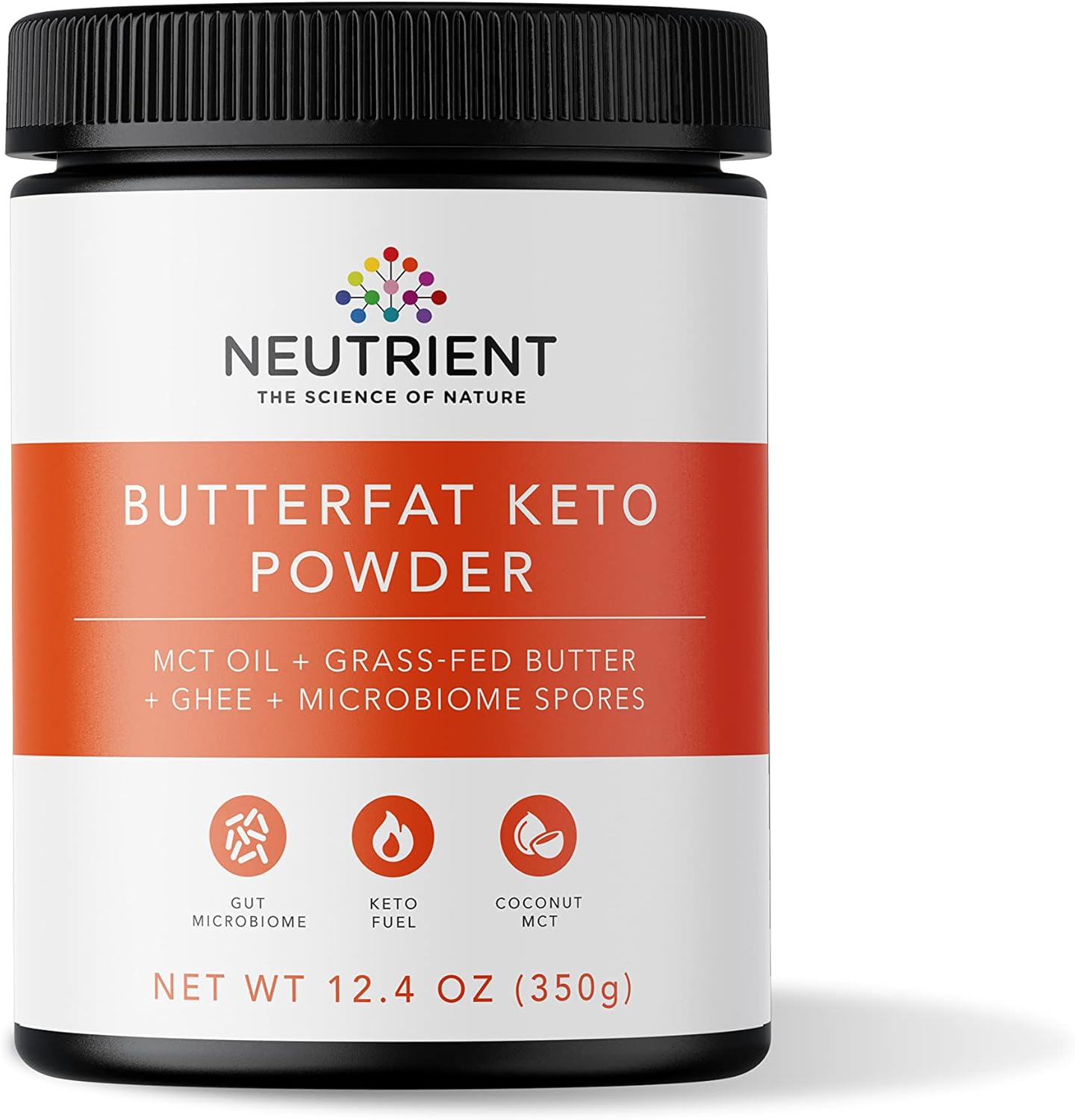 Neutrient™ Butterfat Keto MCT Oil Powder | with Coconut Sourced MCT Oil & Ghee with Grass Fed Butter | Delicious Morning Keto Coffee Creamer for Ketosis Support | Fuel for Body & Brain