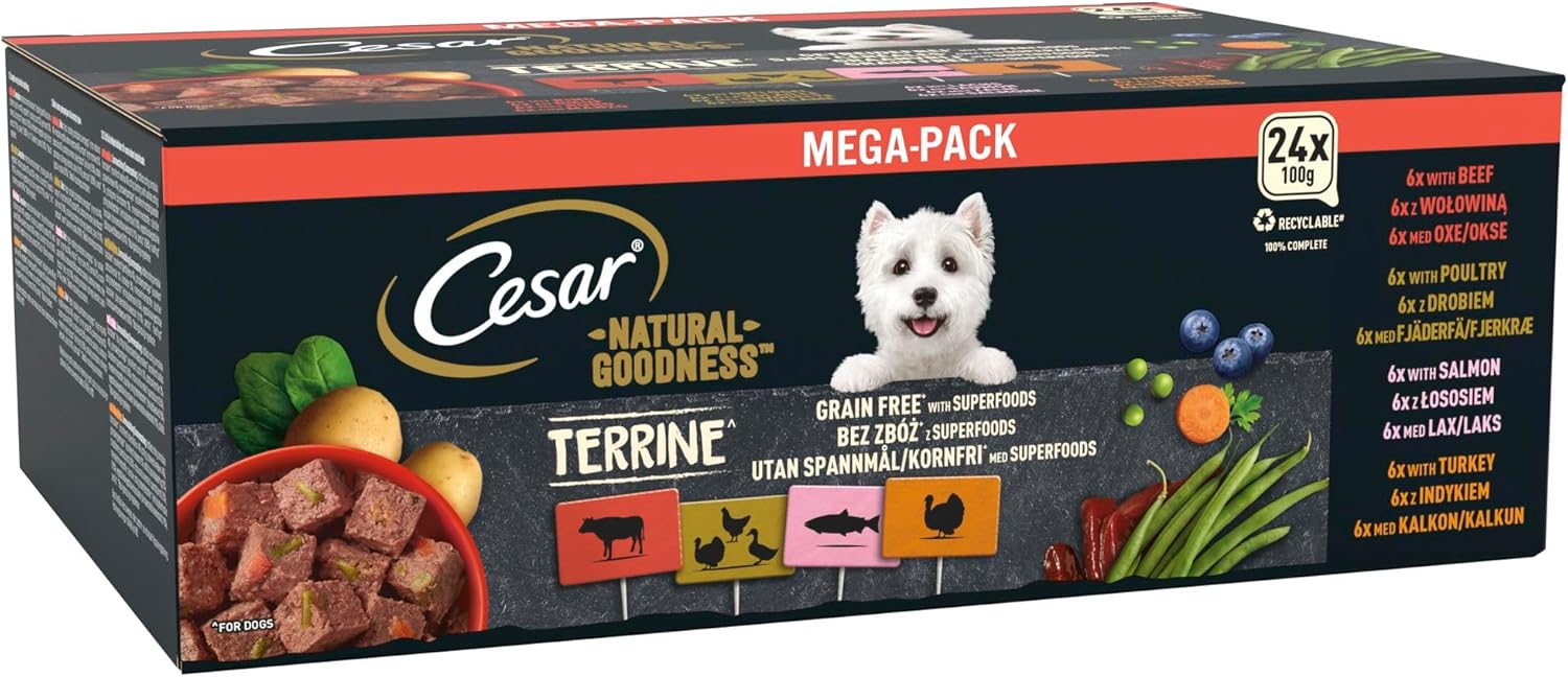 CESAR Natural Goodness Mixed Selection in Loaf 24x100g