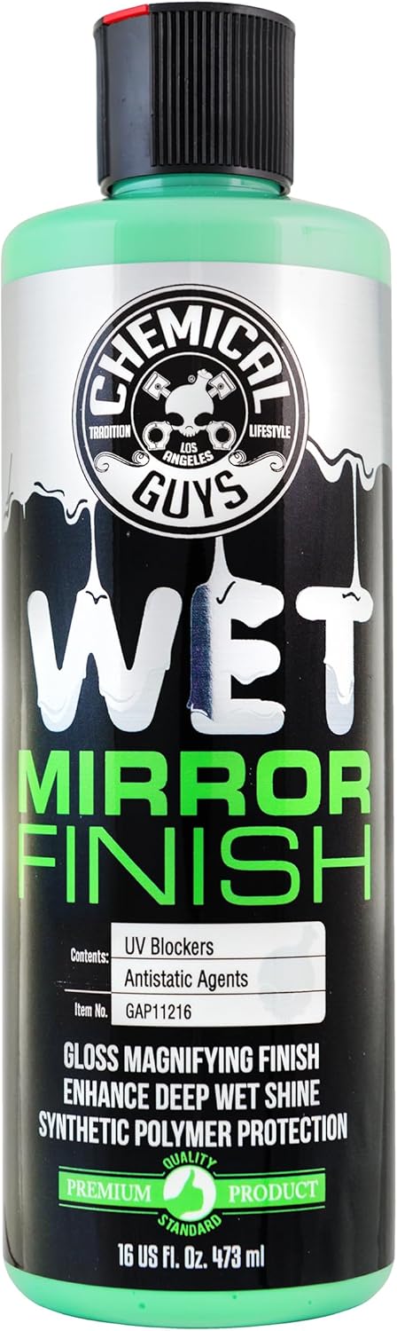 Chemical Guys GAP11216 Wet Mirror Finish High Gloss Glaze, (Great for Cars, Trucks, SUVs, Motorcycles & More) 16 fl oz