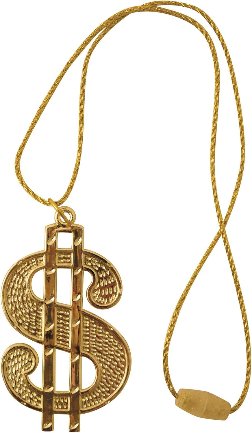 Bristol Novelty BA510A Dollar Medallion | String Cord | Gold | 1pc, mens, One Size