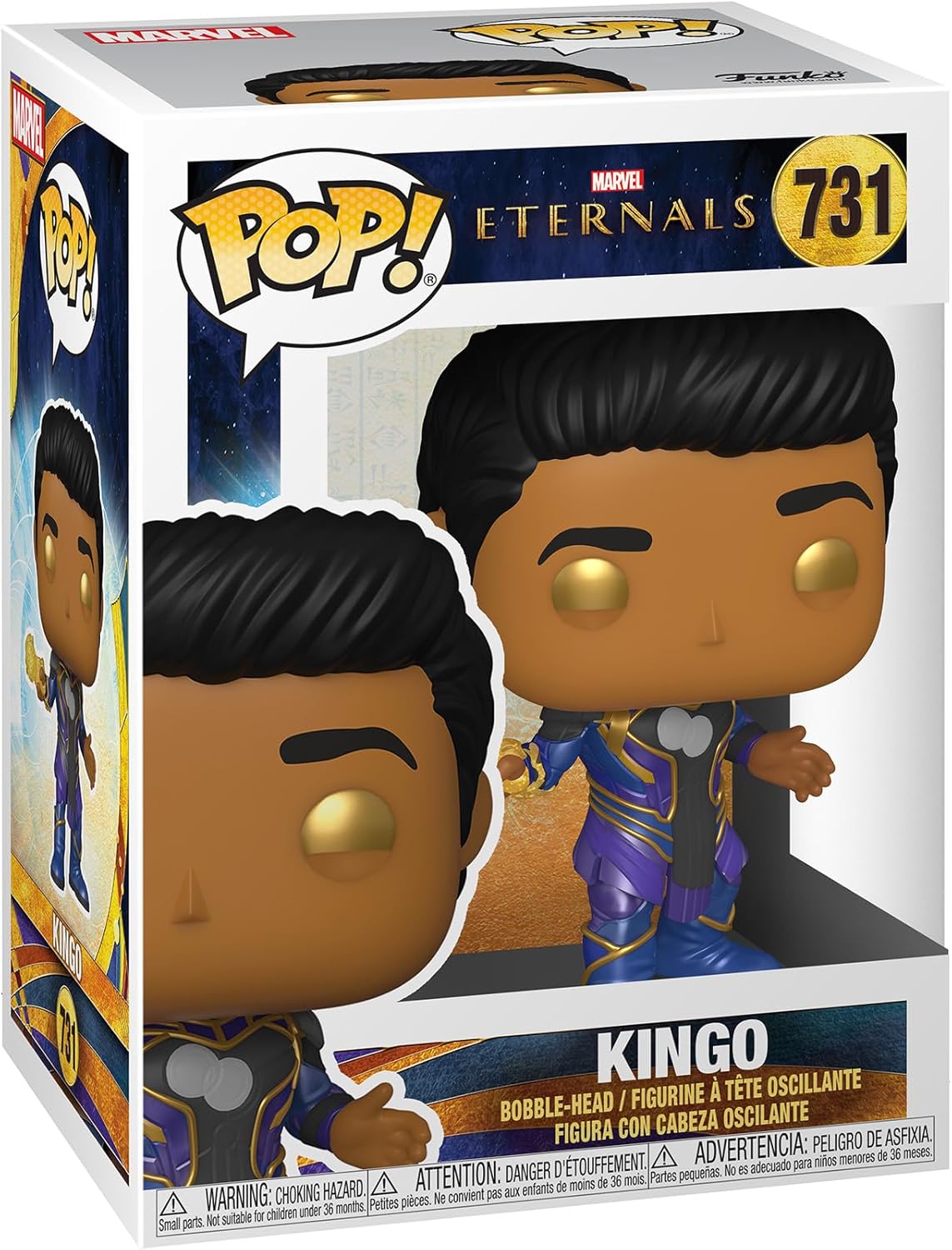 Funko POP! Marvel: Eternals - Kingo - Marvel Comics - Collectable Vinyl Figure - Gift Idea - Official Merchandise - Toys for Kids & Adults - Comic Books Fans - Model Figure for Collectors and Display